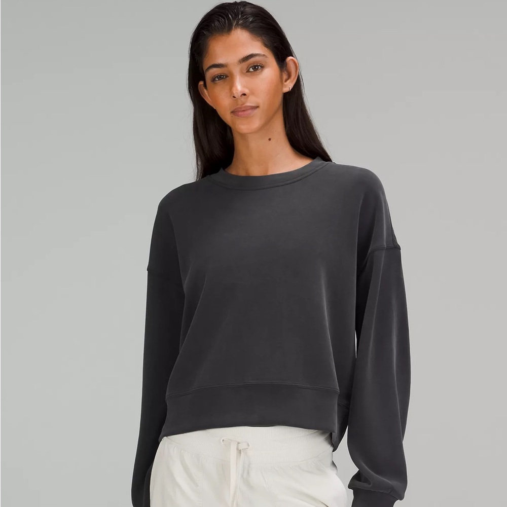 Lululemon NWT Softstreme Perfectly Oversized Cropped Crew